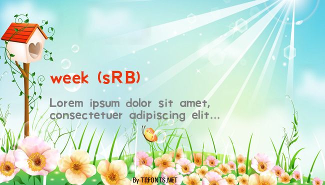 week (sRB) example